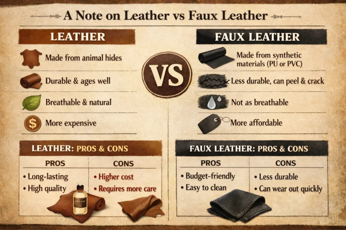 Leather vs Faux Leather