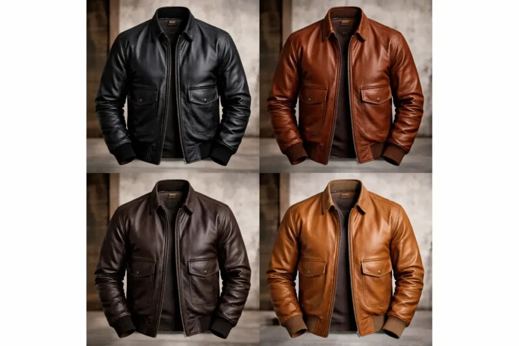 Leather Bomber Jackets