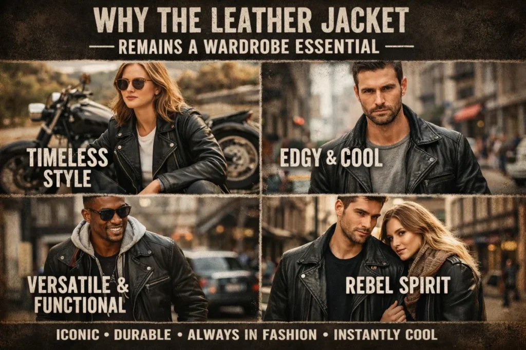 Why the Leather Jacket Remains a Wardrobe Essential
